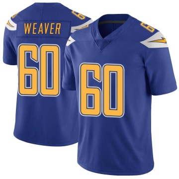 Isaac Weaver Youth Royal Limited Color Rush Vapor Untouchable Jersey