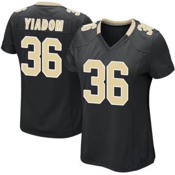 Isaac Yiadom Women's Black Game Team Color Jersey