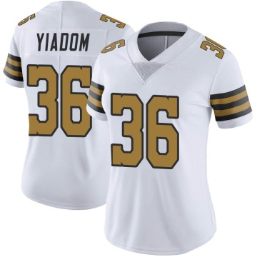 Isaac Yiadom Women's White Limited Color Rush Jersey
