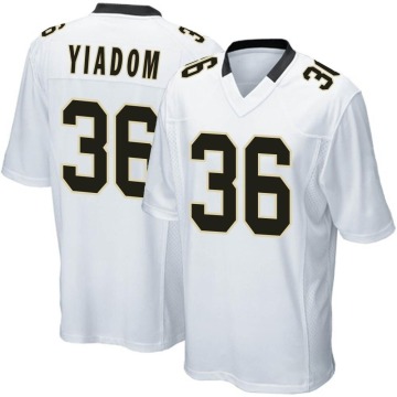 Isaac Yiadom Youth White Game Jersey