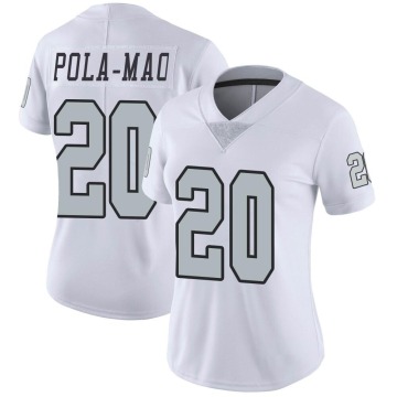 Isaiah Pola-Mao Women's White Limited Color Rush Jersey