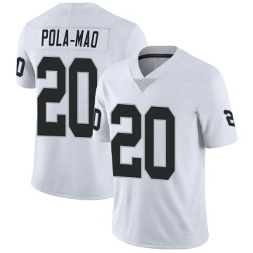 Isaiah Pola-Mao Youth White Limited Vapor Untouchable Jersey
