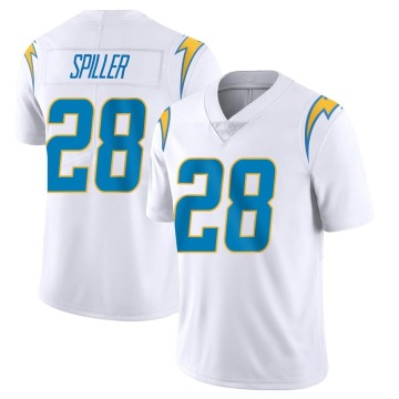 Isaiah Spiller Youth White Limited Vapor Untouchable Jersey