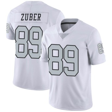 Isaiah Zuber Men's White Limited Color Rush Jersey