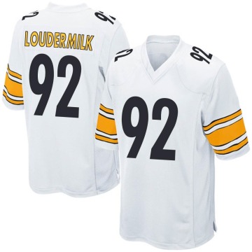 Isaiahh Loudermilk Youth White Game Jersey
