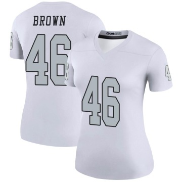 Isiah Brown Women's White Legend Color Rush Jersey