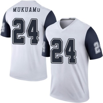 Israel Mukuamu Youth White Legend Color Rush Jersey