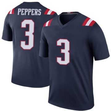 Jabrill Peppers Men's Navy Legend Color Rush Jersey