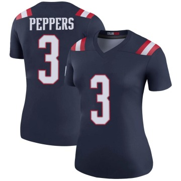 Jabrill Peppers Women's Navy Legend Color Rush Jersey