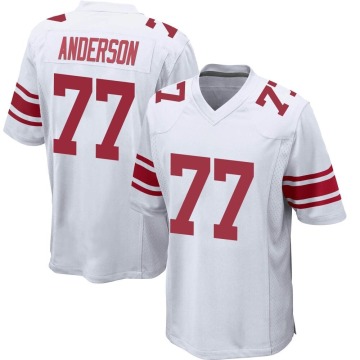 Jack Anderson Men's White Game Jersey