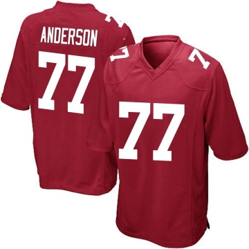 Jack Anderson Youth Red Game Alternate Jersey