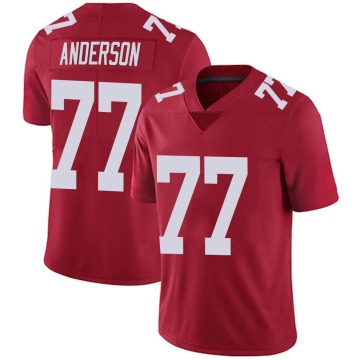 Jack Anderson Youth Red Limited Alternate Vapor Untouchable Jersey