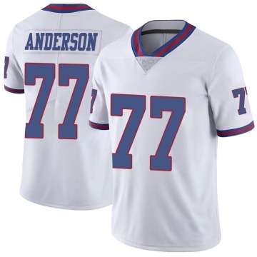 Jack Anderson Youth White Limited Color Rush Jersey