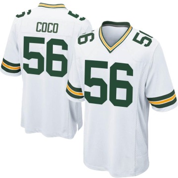 Jack Coco Youth White Game Jersey