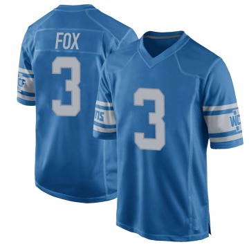 Jack Fox Youth Blue Game Throwback Vapor Untouchable Jersey