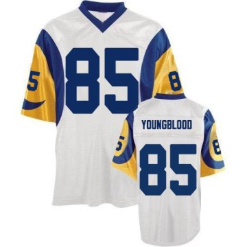 Jack Youngblood Men's White Authentic Throwback Jersey