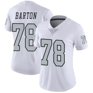 Jackson Barton Women's White Limited Color Rush Jersey