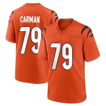 Jackson Carman Men's Orange Game Jersey