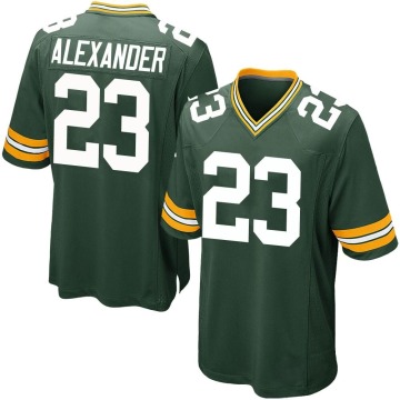 Jaire Alexander Youth Green Game Team Color Jersey