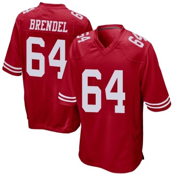 Jake Brendel Youth Red Game Team Color Jersey