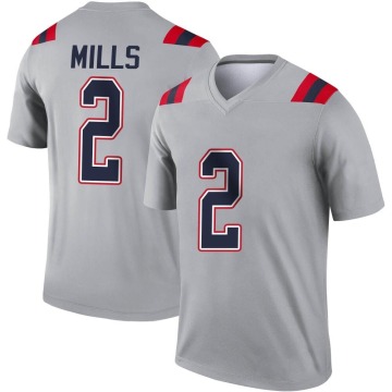 Jalen Mills Youth Gray Legend Inverted Jersey