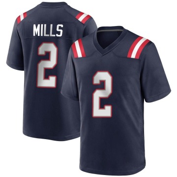 Jalen Mills Youth Navy Blue Game Team Color Jersey