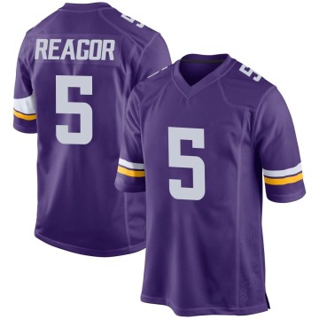 Jalen Reagor Youth Purple Game Team Color Jersey