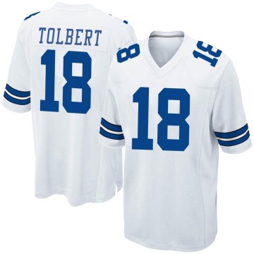Jalen Tolbert Youth White Game Jersey