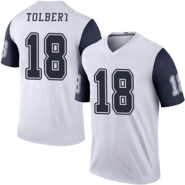 Jalen Tolbert Youth White Legend Color Rush Jersey