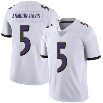 Jalyn Armour-Davis Youth White Limited Vapor Untouchable Jersey