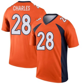 Jamaal Charles Men's Orange Legend Jersey