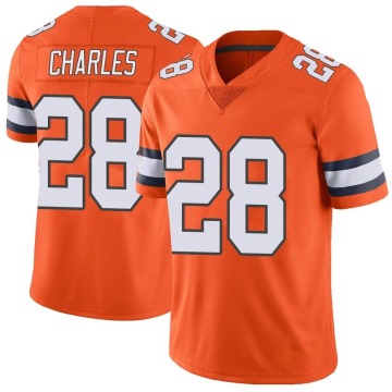 Jamaal Charles Youth Orange Limited Color Rush Vapor Untouchable Jersey