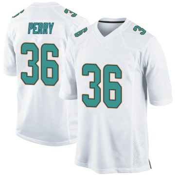 Jamal Perry Youth White Game Jersey