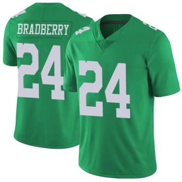 James Bradberry Youth Green Limited Vapor Untouchable Jersey