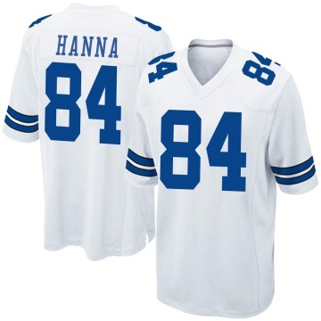 James Hanna Youth White Game Jersey