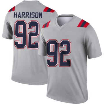 James Harrison Youth Gray Legend Inverted Jersey