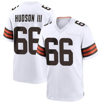 James Hudson III Youth White Game Jersey