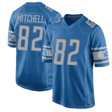 James Mitchell Men's Blue Game Team Color Jersey