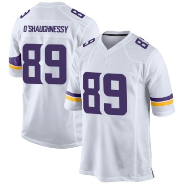 James O'Shaughnessy Men's White Game Jersey