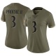 James Proche II Women's Olive Limited 2022 Salute To Service Jersey