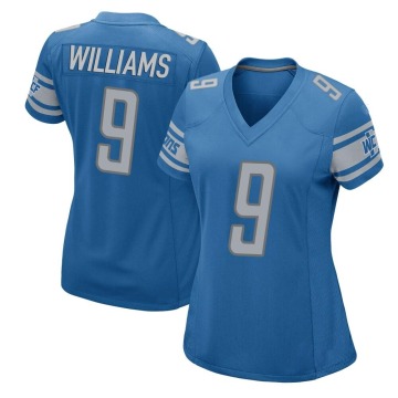 Jameson Williams Women's Blue Game Team Color Jersey
