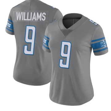 Jameson Williams Women's Limited Color Rush Steel Jersey