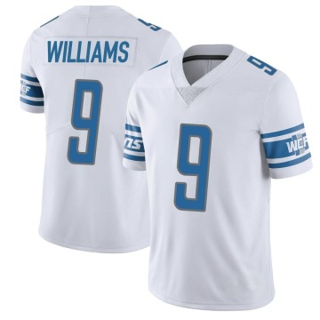 Jameson Williams Youth White Limited Vapor Untouchable Jersey