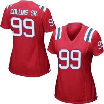 Jamie Collins Sr. Women's Red Game Alternate Jersey