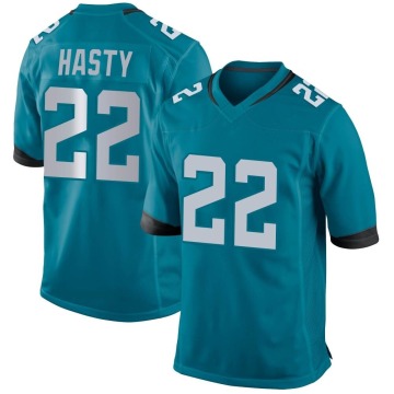 JaMycal Hasty Men's Teal Game Jersey