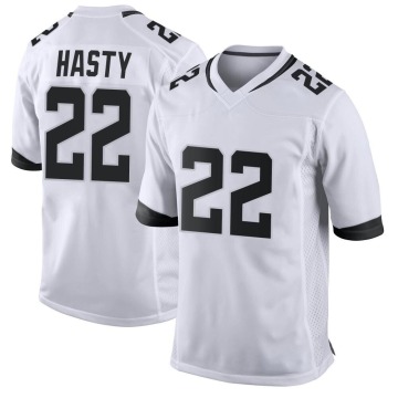 JaMycal Hasty Men's White Game Jersey