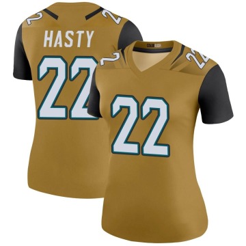 JaMycal Hasty Women's Gold Legend Color Rush Bold Jersey