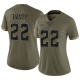 JaMycal Hasty Women's Olive Limited 2022 Salute To Service Jersey