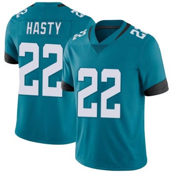 JaMycal Hasty Youth Teal Limited Vapor Untouchable Jersey