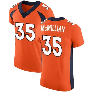 Ja'Quan McMillian Men's Orange Elite Team Color Vapor Untouchable Jersey